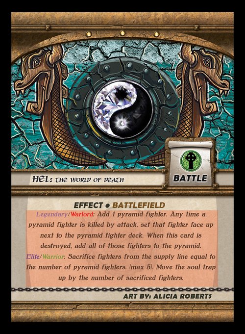 Hel: The World of Death battlefield card