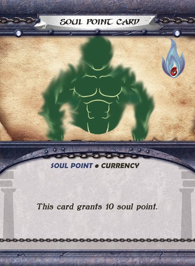 Green Soul Point card, 10 points