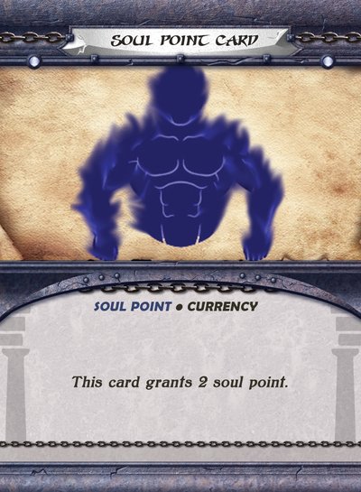 Blue Soul Point card, 2 points